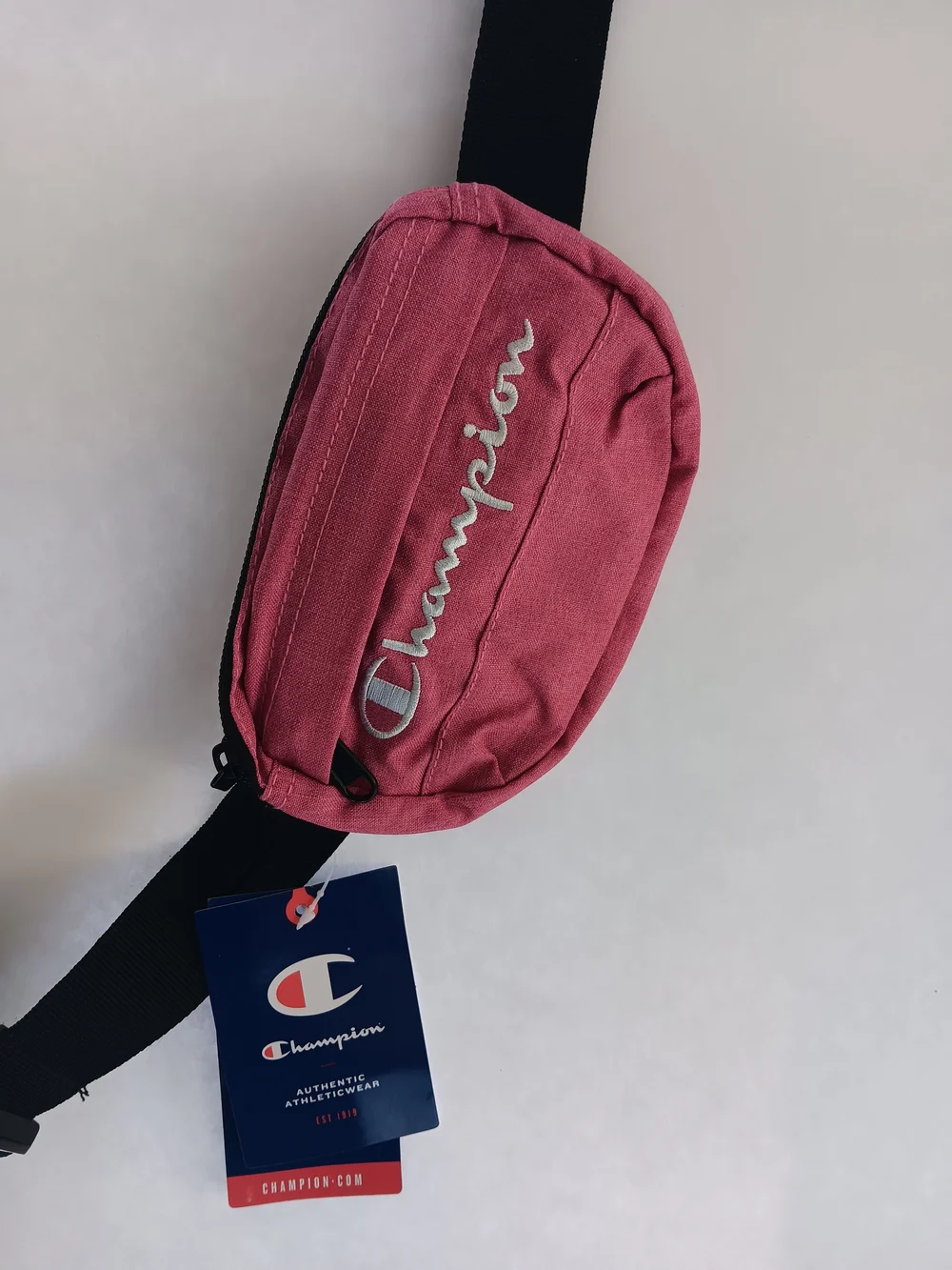 Champion City Waist fanny Pack Pink/Red Small Belt Bag CH1323 NWT